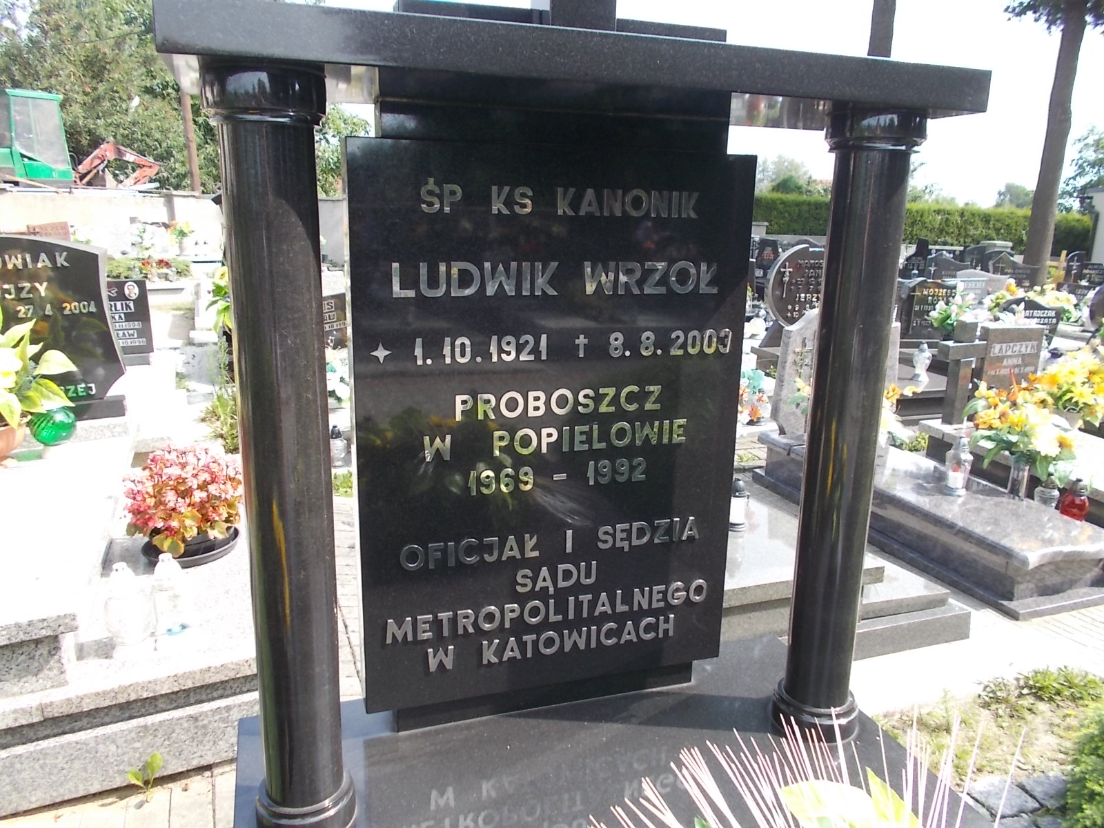 Grób Ludwik Wrzoł
