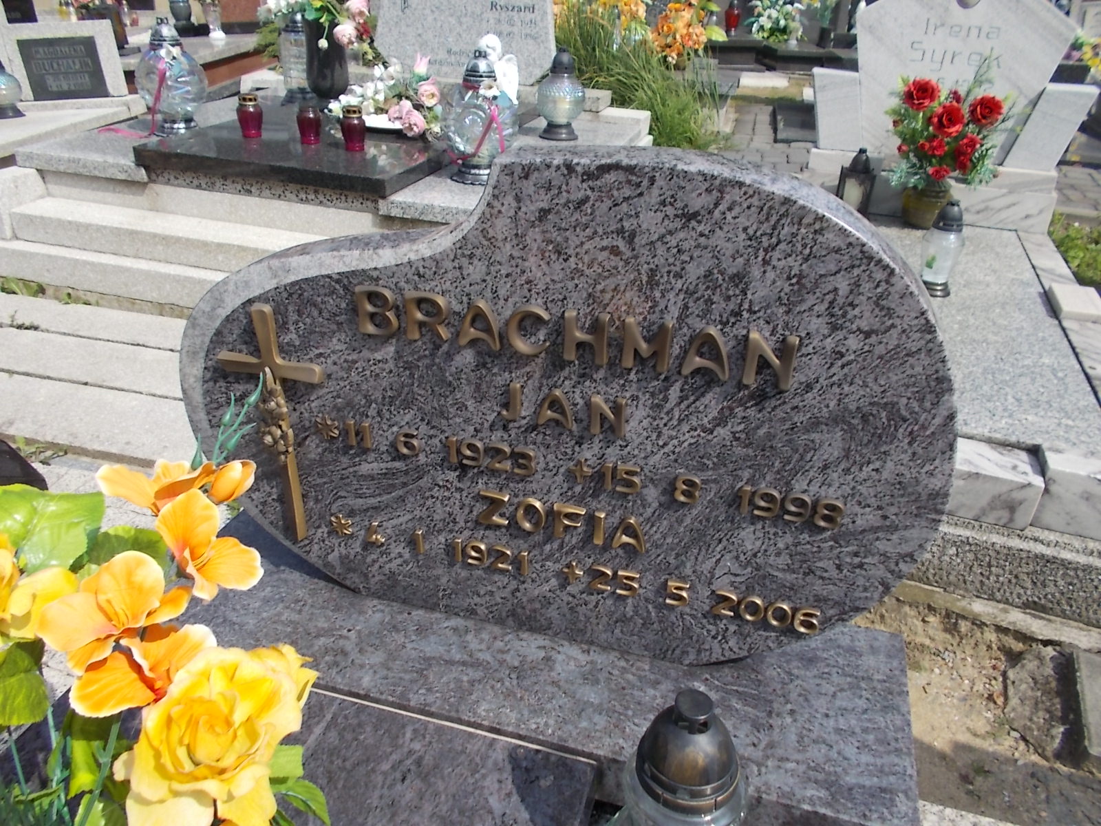 Zofia Brachman 1921 Rybnik Popielów - Grobonet - Wyszukiwarka osób pochowanych