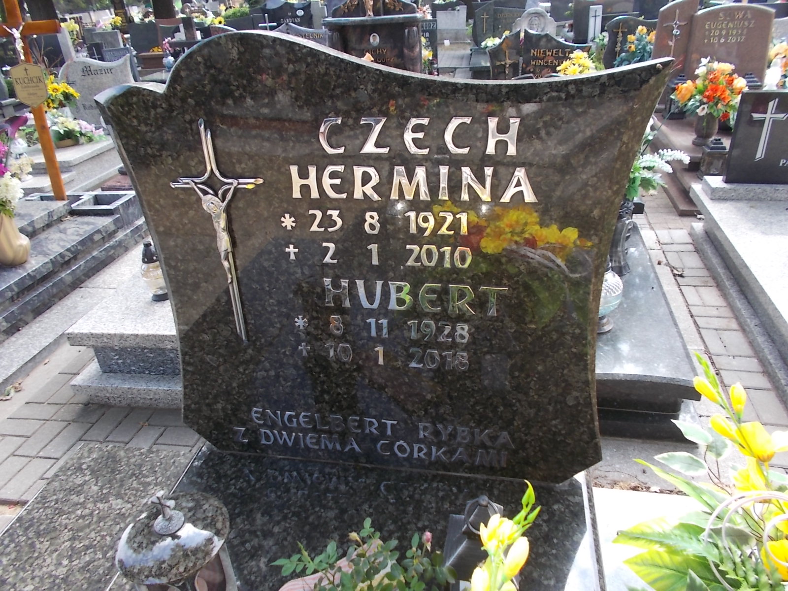 Hubert Czech 1928 Rybnik Popielów - Grobonet - Wyszukiwarka osób pochowanych