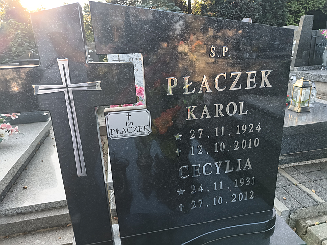 Karol Płaczek 1924 Rybnik Popielów - Grobonet - Wyszukiwarka osób pochowanych