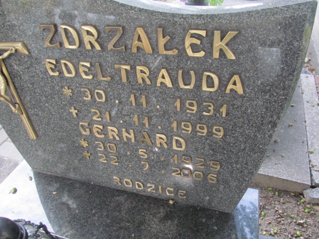 Edeltrauda Zdrzałek 1931 Rybnik Popielów - Grobonet - Wyszukiwarka osób pochowanych