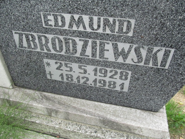 Edmund Zbrodziewski 1928 Rybnik Popielów - Grobonet - Wyszukiwarka osób pochowanych