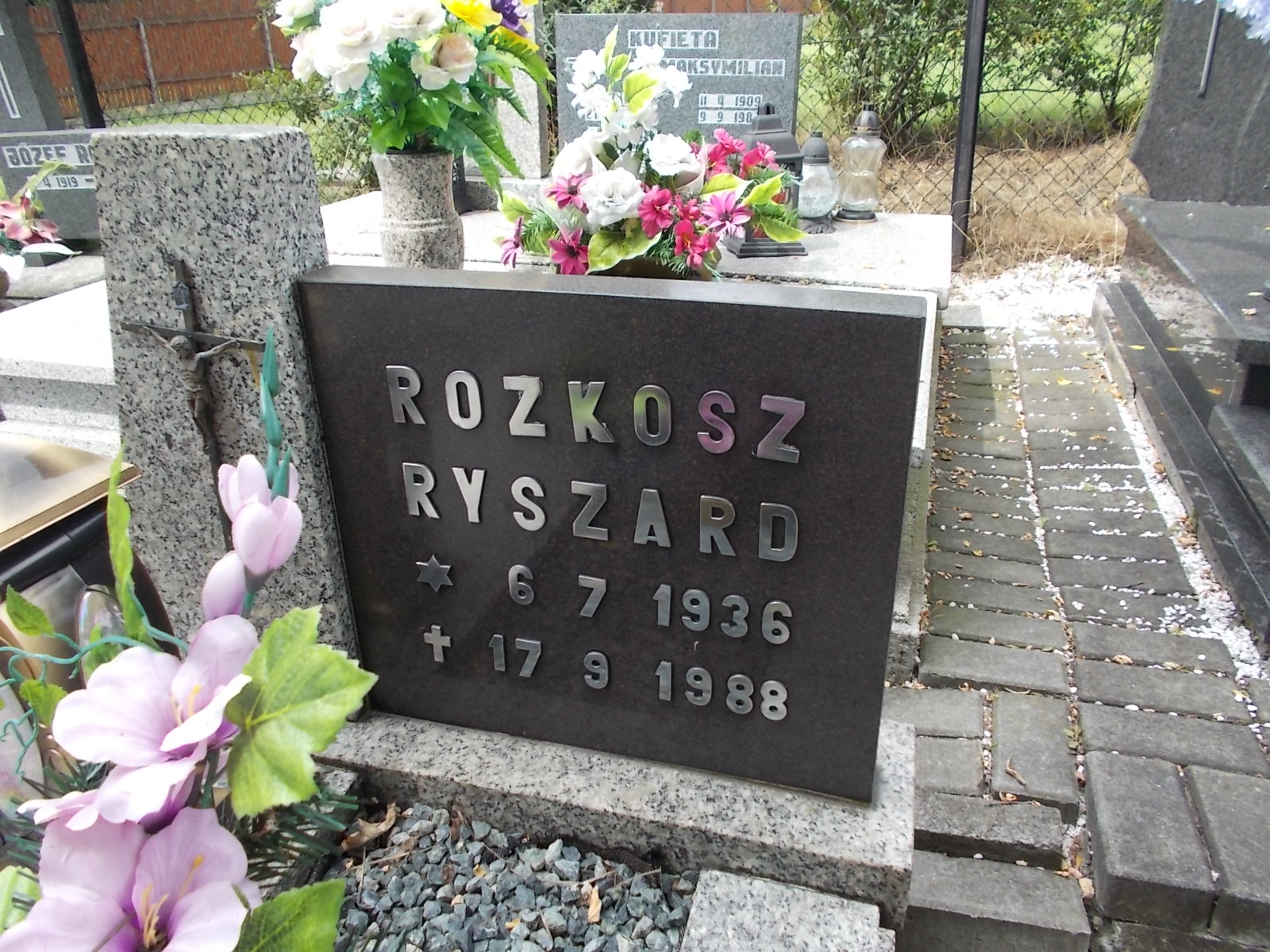 Ryszard Rozkosz 1936 Rybnik Popielów - Grobonet - Wyszukiwarka osób pochowanych