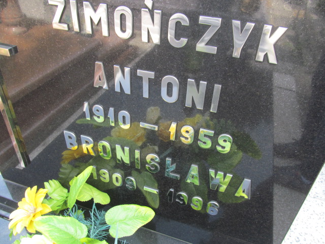 Bronisława Zimończyk 1909 Rybnik Popielów - Grobonet - Wyszukiwarka osób pochowanych