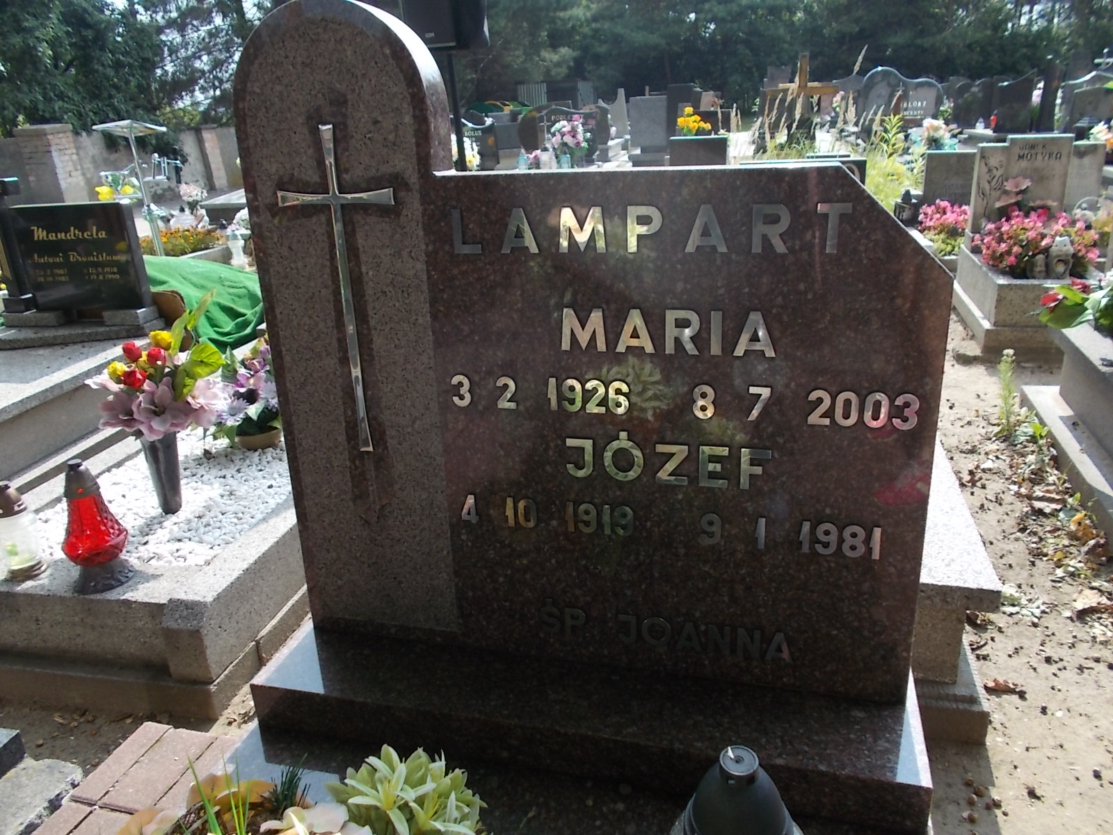 Józef Lampart 1919 Rybnik Popielów - Grobonet - Wyszukiwarka osób pochowanych