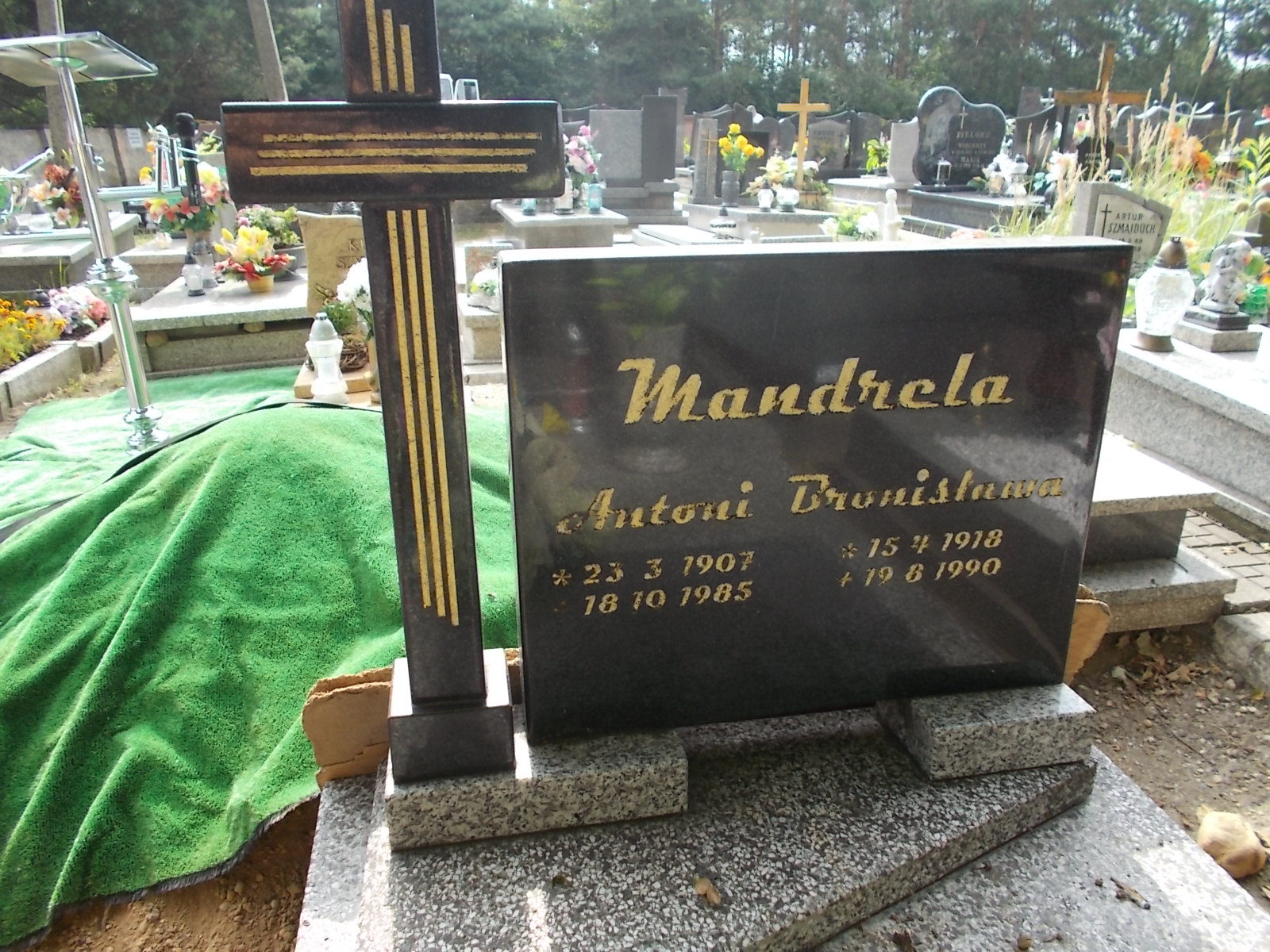 Bronisława Mandrela 1918 Rybnik Popielów - Grobonet - Wyszukiwarka osób pochowanych