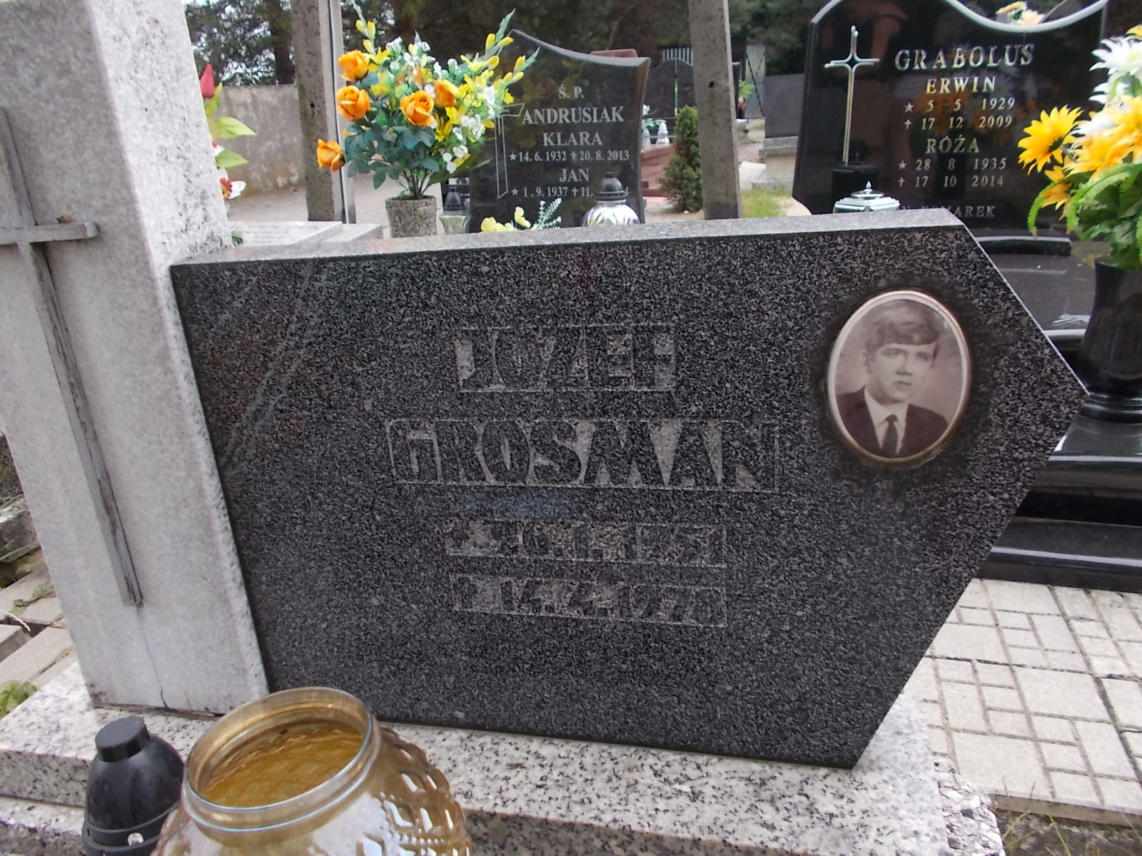 Józef Grosman 1951 Rybnik Popielów - Grobonet - Wyszukiwarka osób pochowanych