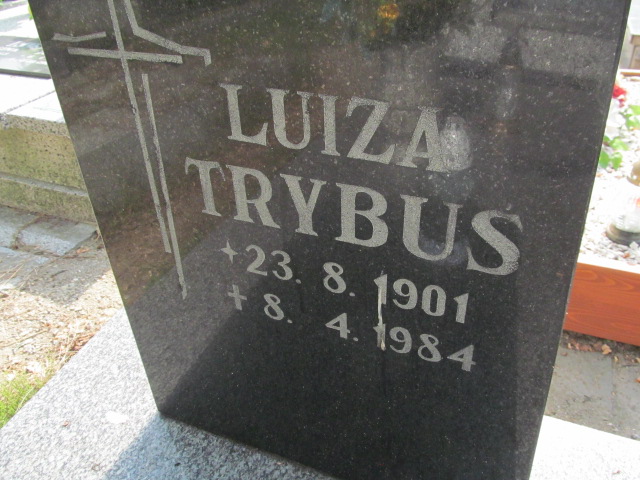 Luiza Trybuś 1901 Rybnik Popielów - Grobonet - Wyszukiwarka osób pochowanych