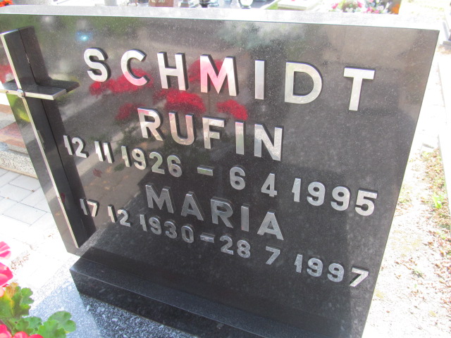 Rufin Schmidt 1926 Rybnik Popielów - Grobonet - Wyszukiwarka osób pochowanych